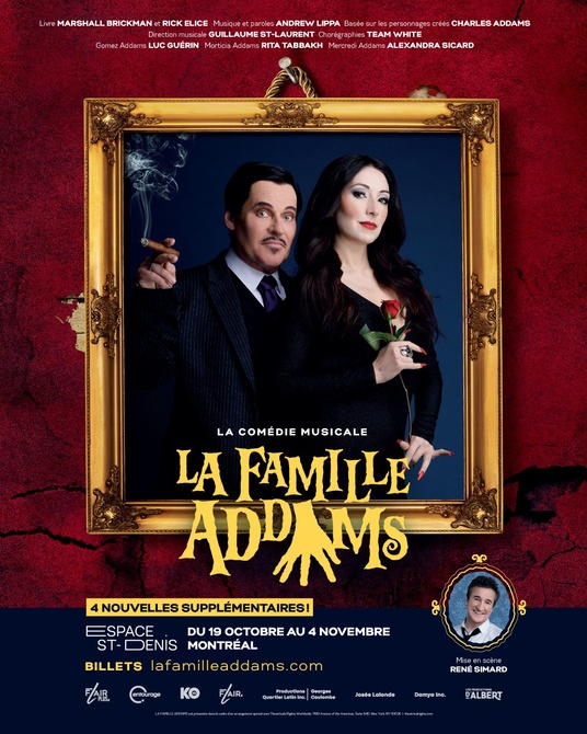La famille Addams viendra chanter à Montréal