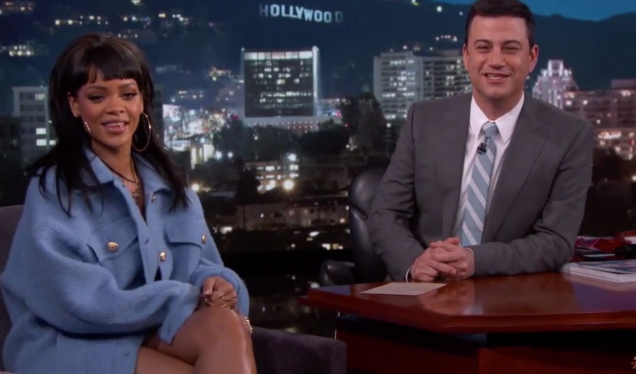 Rihanna s'invite dans le lit de Jimmy Kimmel